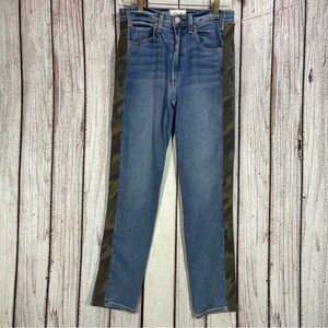 McGuire Denim Blue and Camouflage Straight Leg Jeans